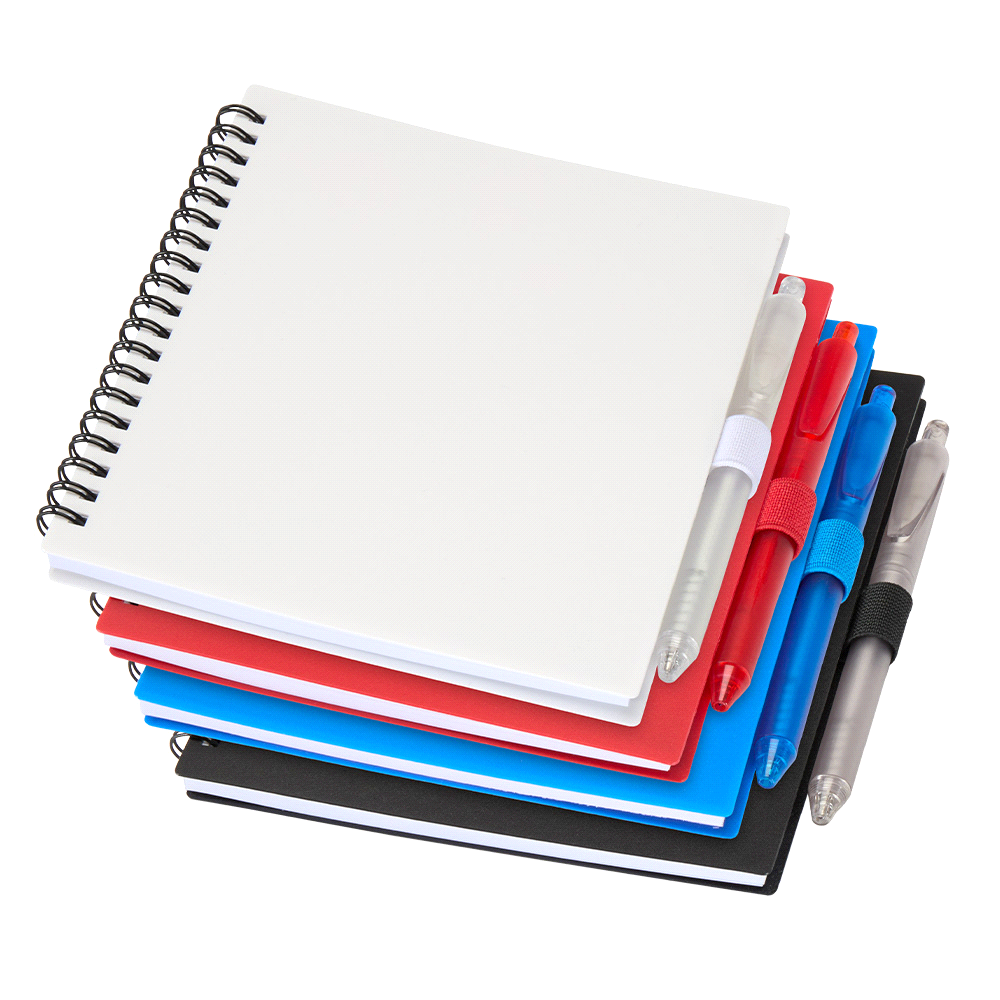 Niove Recycled PP Notebook & Pen Set
