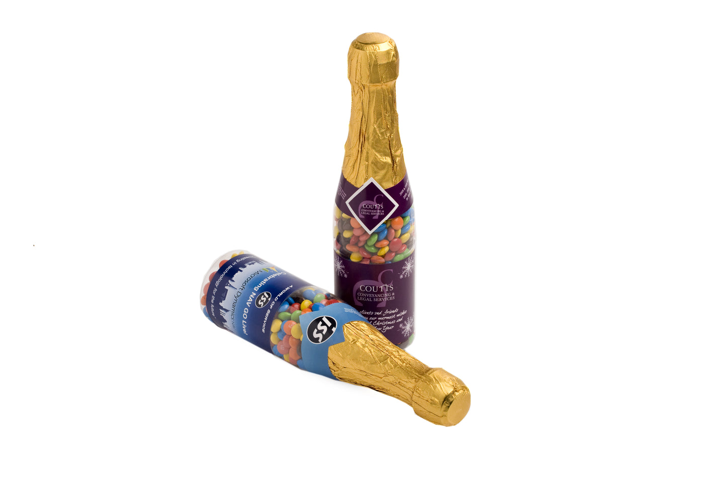 Champagne Bottles filled with Jelly Beans