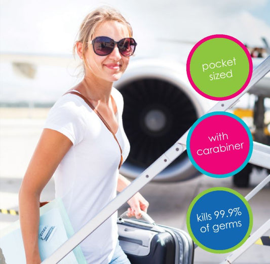 60ml Hand Sanitiser Carabiner