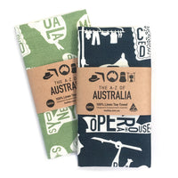 Tea Towel A-Z of Australia