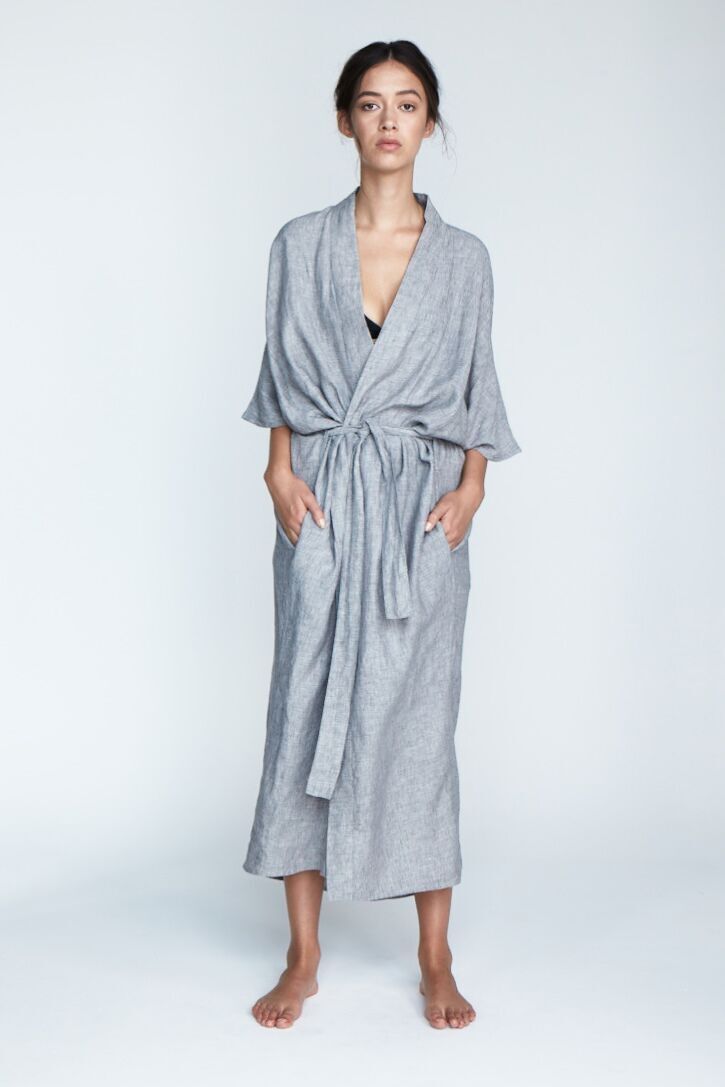 French Linen Bath Robes