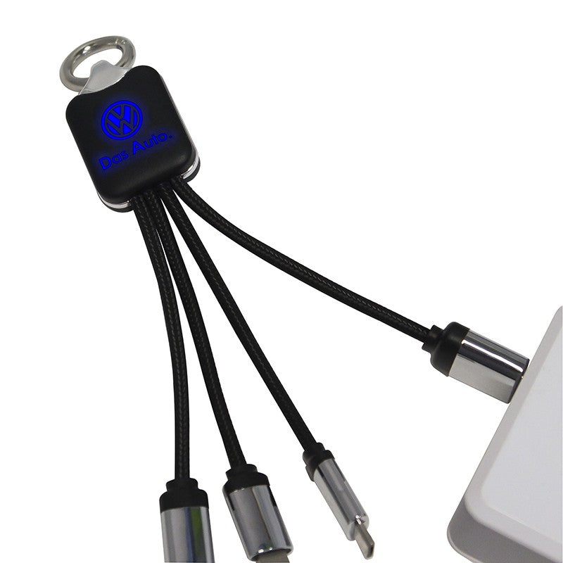3n1 Light Up Charge Cable