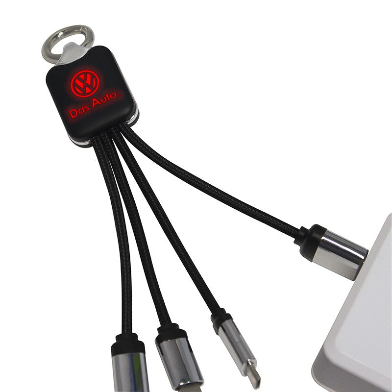 3n1 Light Up Charge Cable