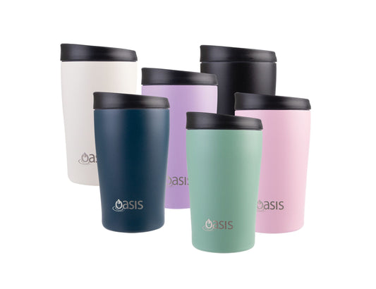 Oasis 380ml Vacuum Travel Mugs