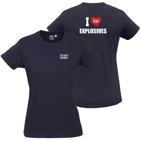 DYNO I ❤️ Explosives T-shirt - WOMEN
