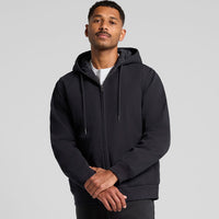 Men's Canvas Hooded Bomber Jacket