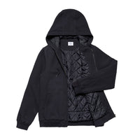 Men's Canvas Hooded Bomber Jacket