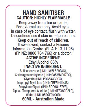 60ml Hand Sanitiser