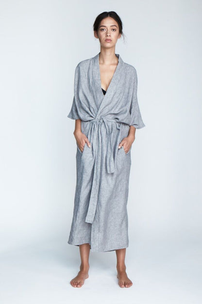 French Linen Bath Robes
