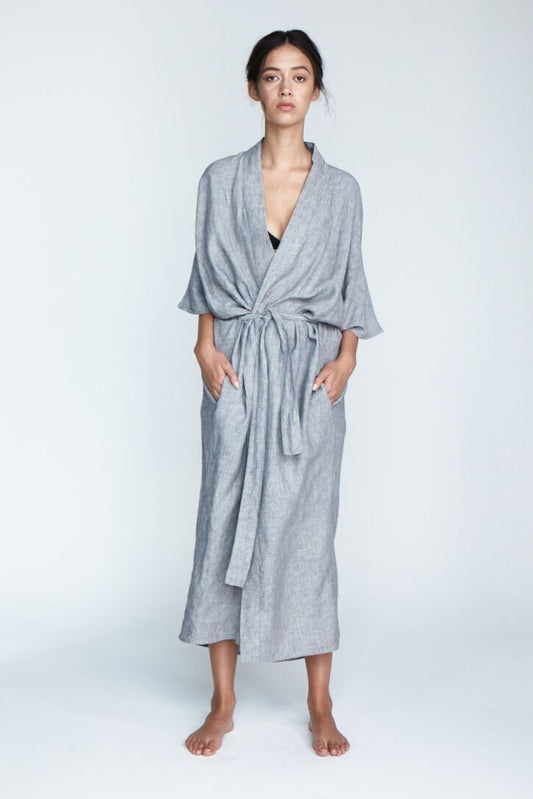 French Linen Bath Robes