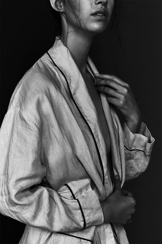 French Linen Bath Robes